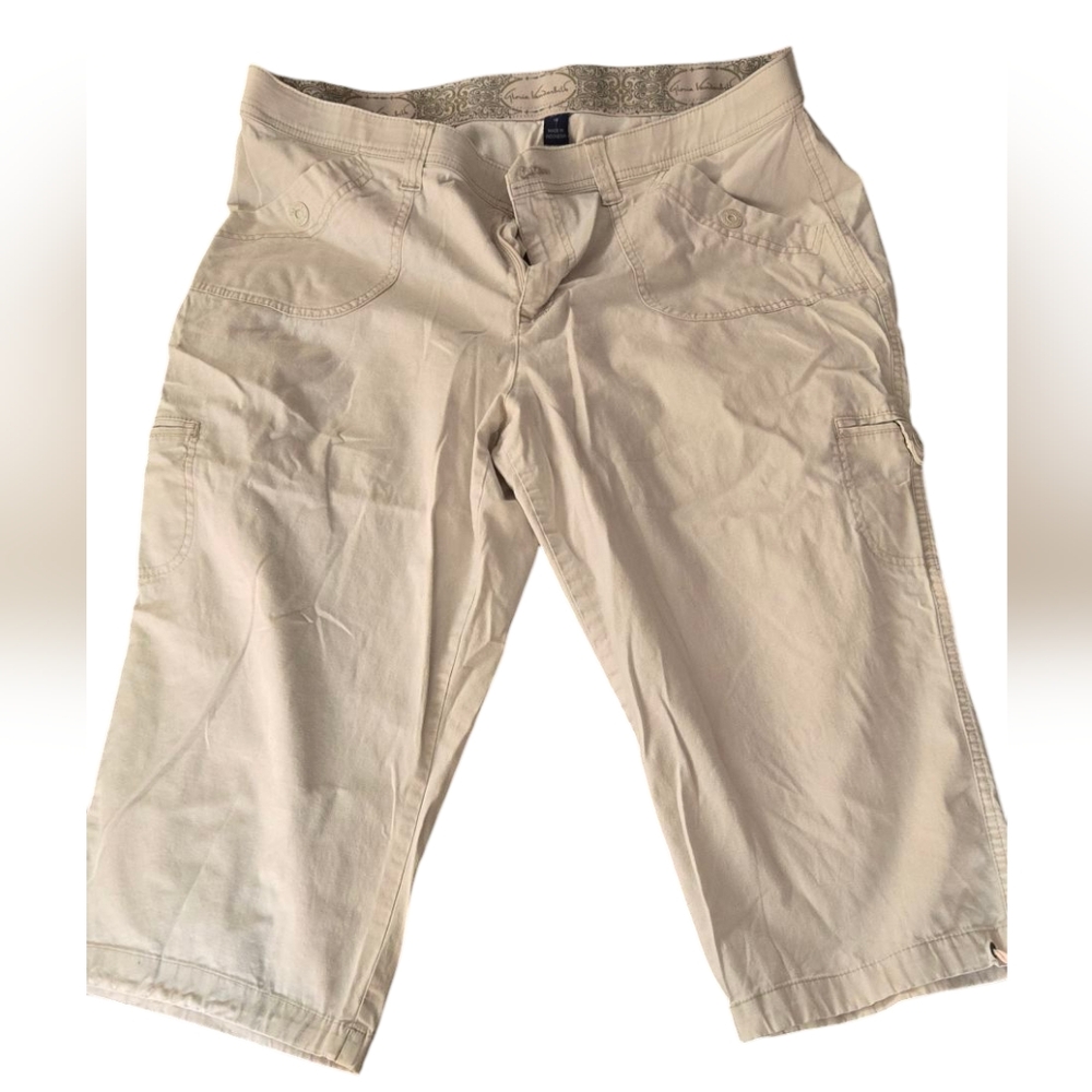 Beige Cargo Shorts
